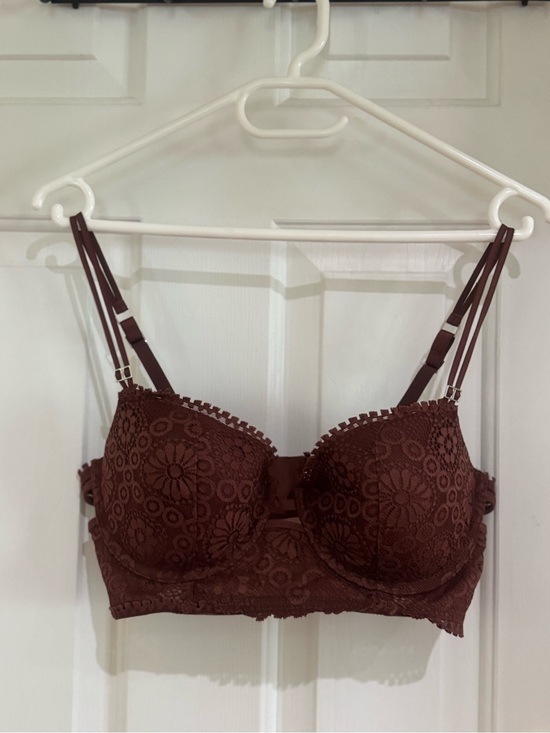 aerie Other - NWT Aerie Chocolate Lace Balconette Bra Size 36C